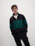 Marks & Spencer "Pure Cotton Half Zip Sweatshirt"
